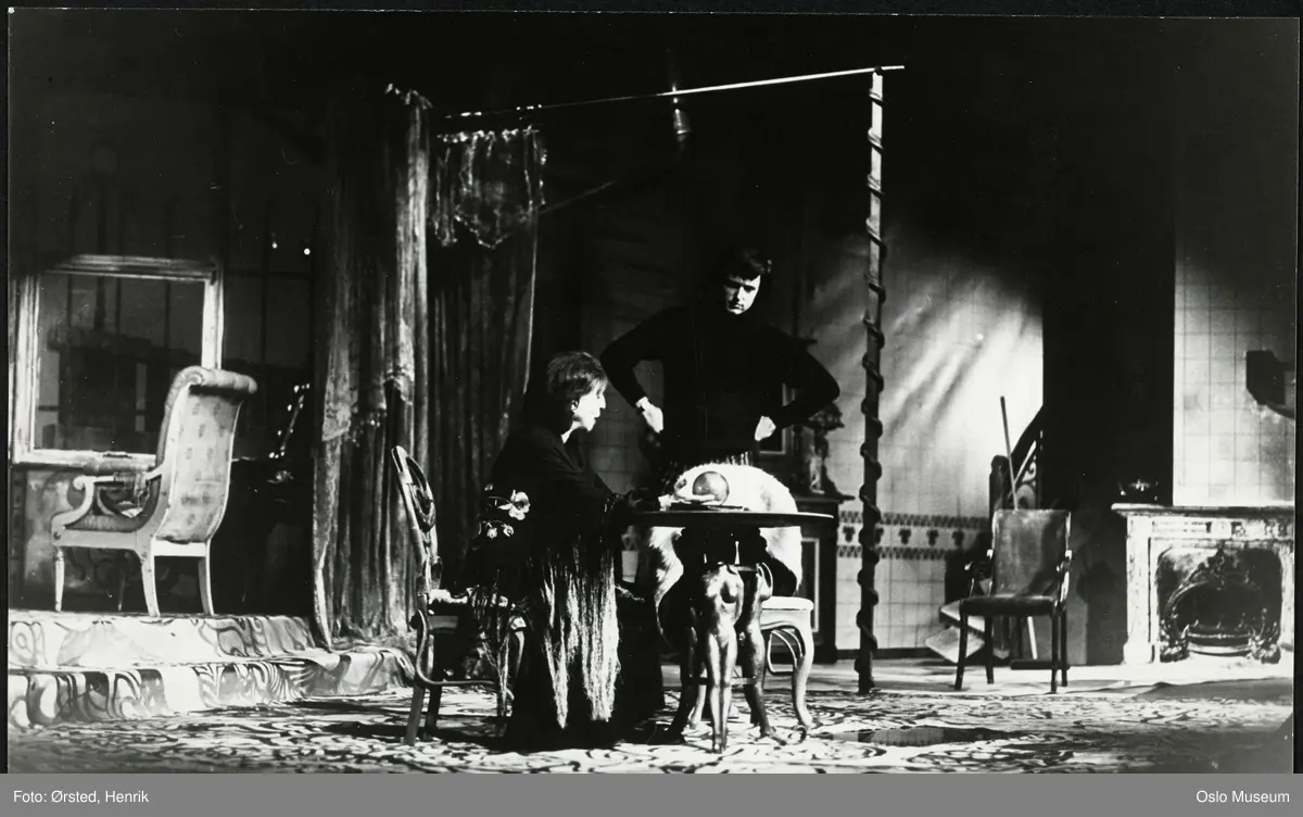 Det norske Teatret, scene, forestilling, kvinne, mann, skuespillere