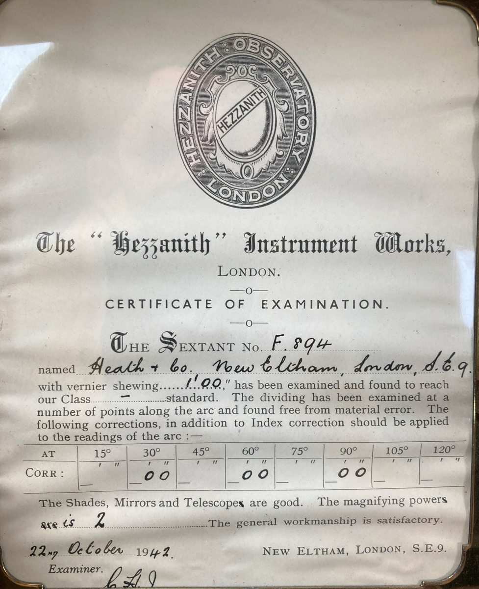 SEKSTANT, marine 31/2"