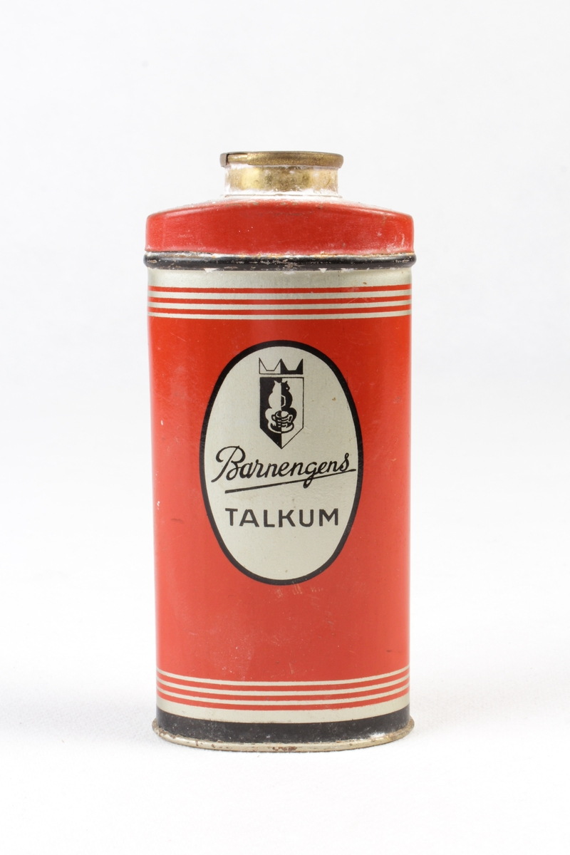 Boks med talkum