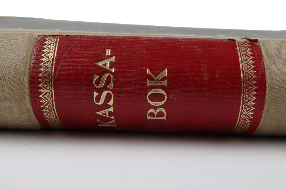 Kassabok fra februar 1921 til november 1922.