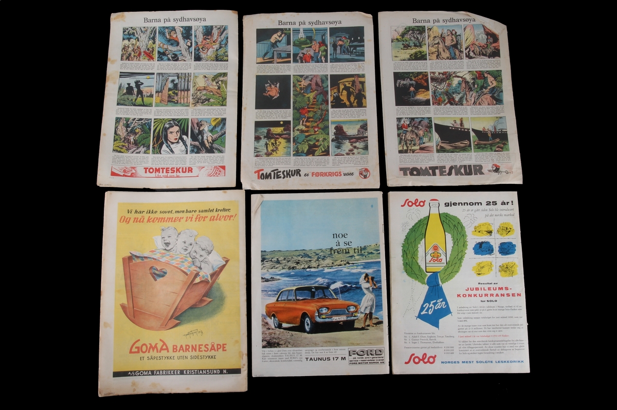 Magasin med rektangulær form som inneholder diverse artikler, oppskrifter, tegneserier og reklame.