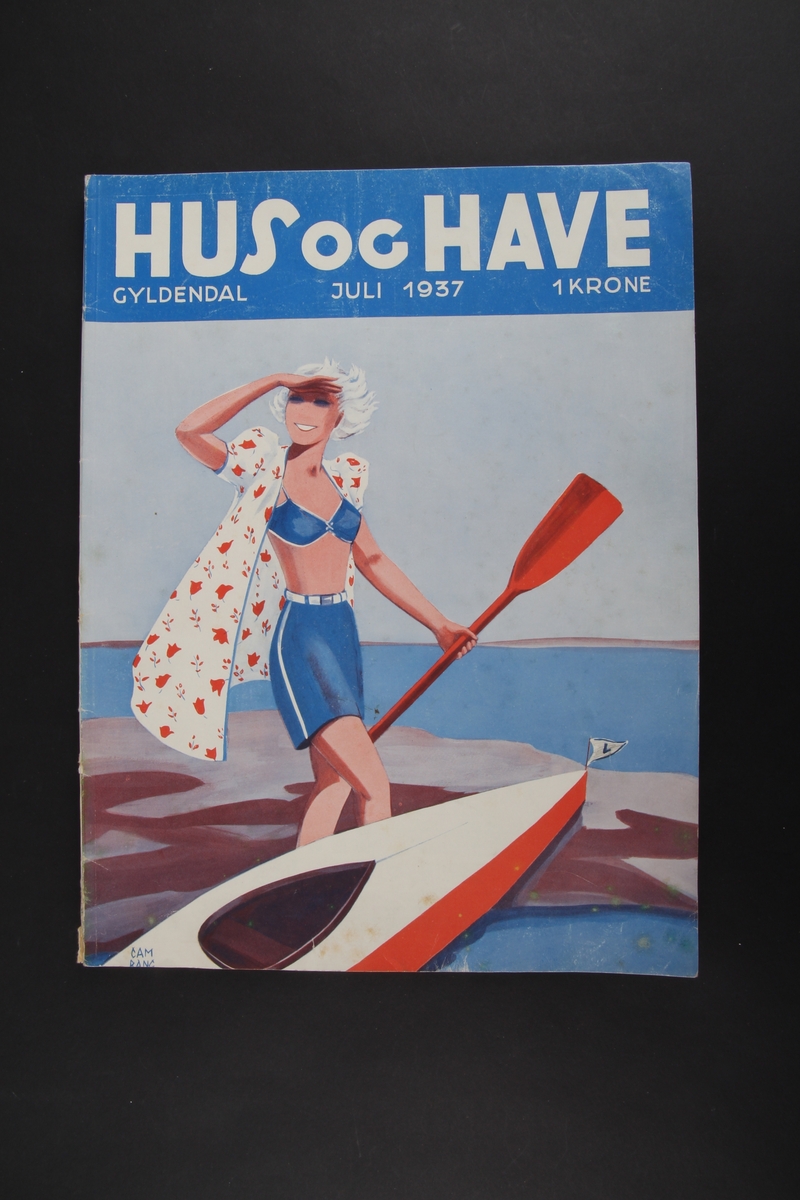 Magasin med rektangulær form som inneholder diverse artikler, oppskrifter og reklame.