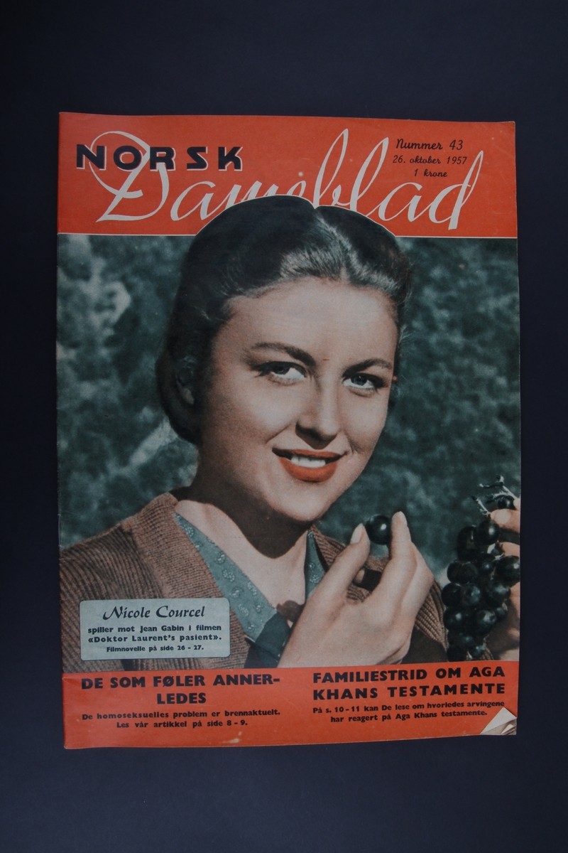 Magasin med rektangulær form som inneholder diverse artikler, oppskrifter og reklame.