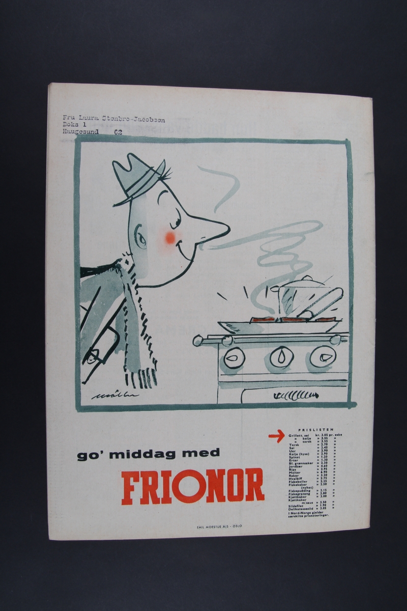 Magasin med rektangulær form som inneholder diverse artikler, tegneserier og reklame.