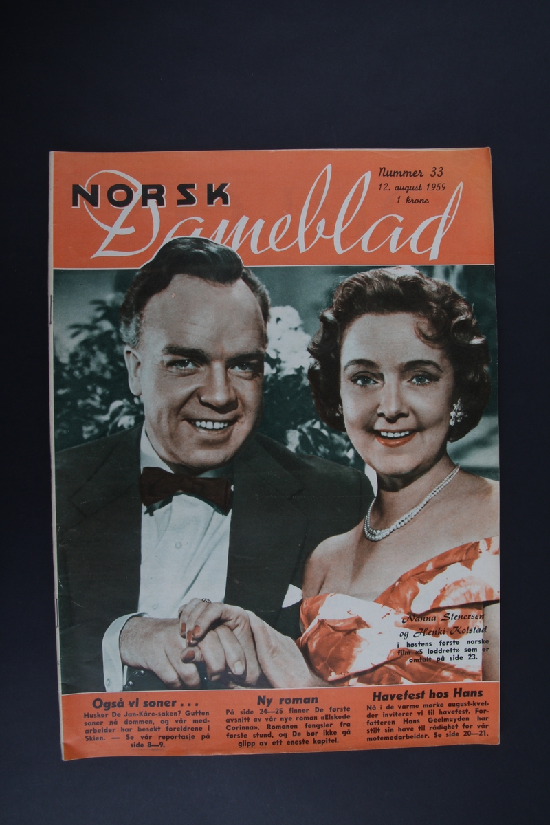 Magasin med rektangulær form som inneholder diverse artikler, oppskrifter og reklame.