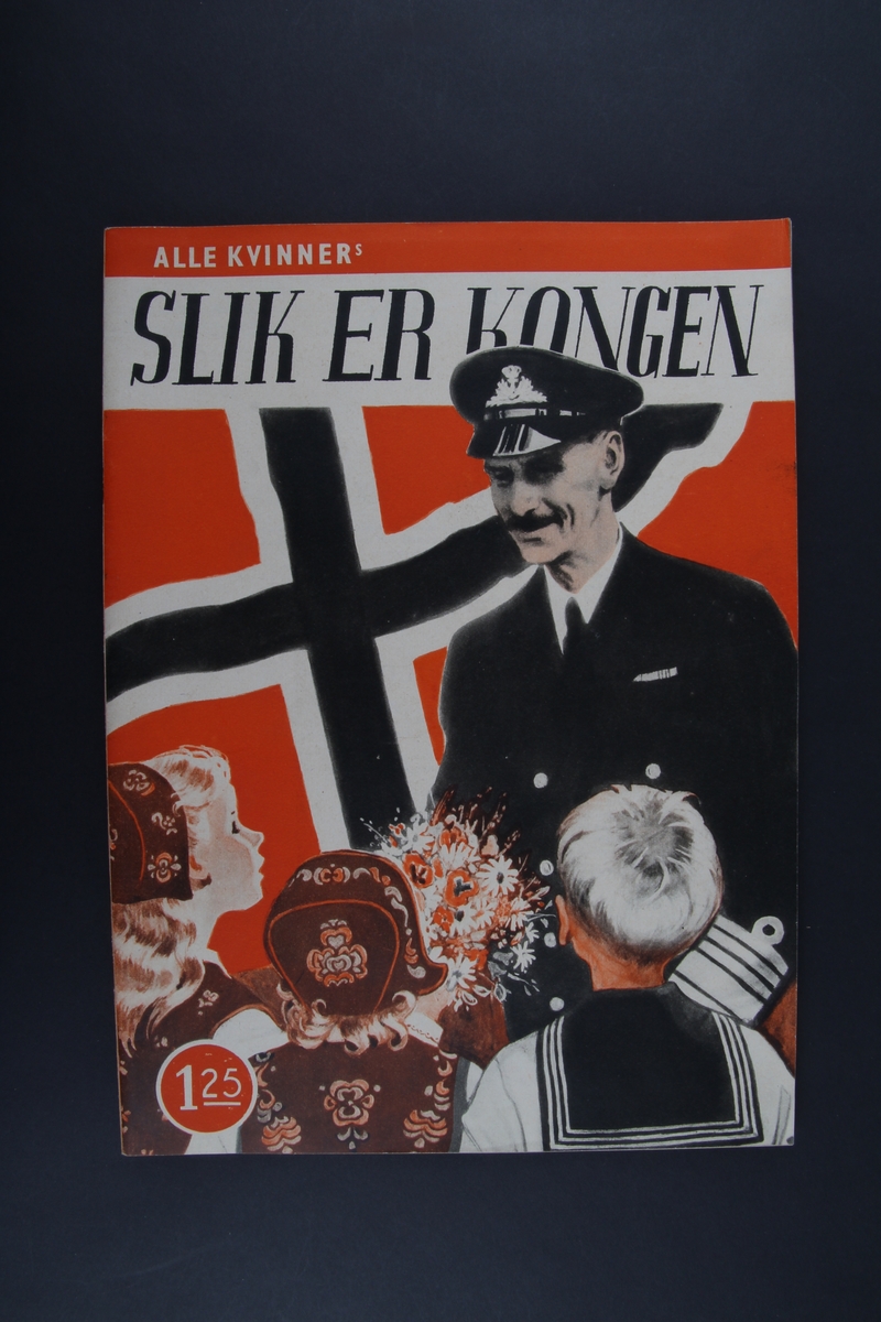 Magasin med rektangulær form som inneholder diverse artikler, tegneserier og reklame.