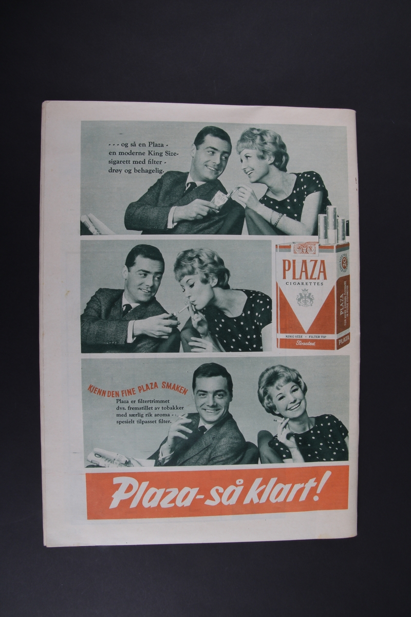 Magasin med rektangulær form som inneholder diverse artikler, oppskrifter og reklame.