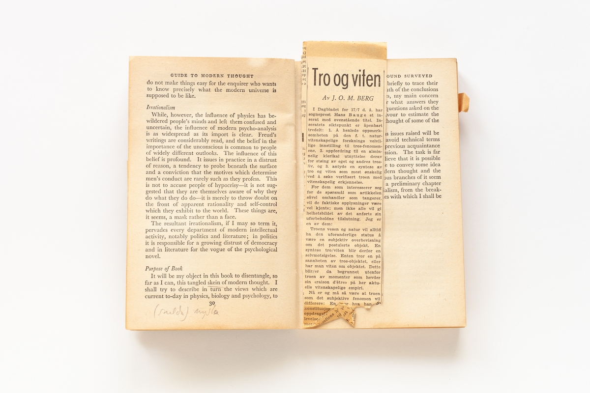 C. E. M. Joad: Guide to Modern Thought