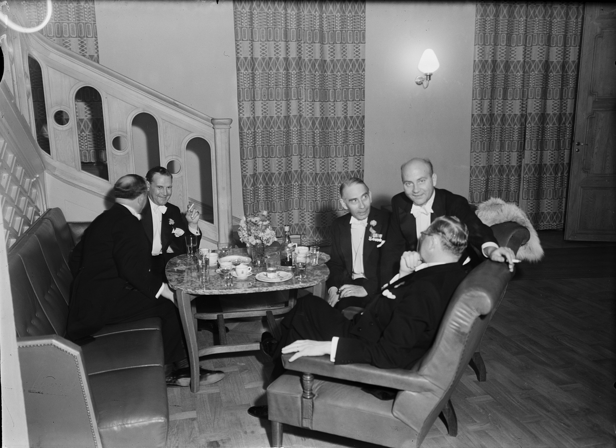 Festligheter på Värmlands nation, Uppsala 1949