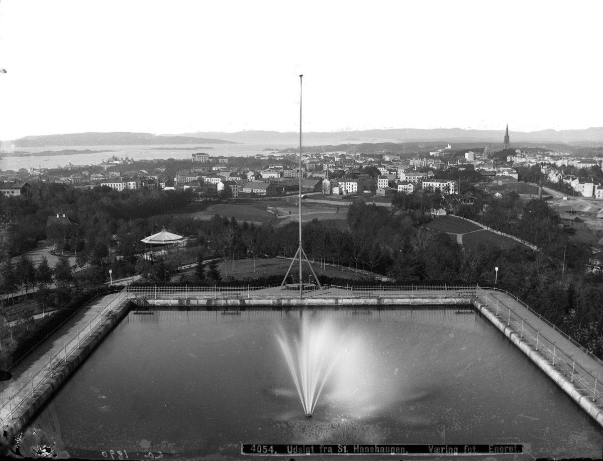 Utsikt fra St.Hanshaugen i Oslo. 