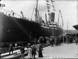 Emigrantskipet Oscar II ca 1890-1900