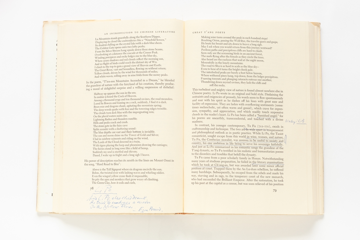Liu Wu-Chi: An Introduction to Chinese Literature