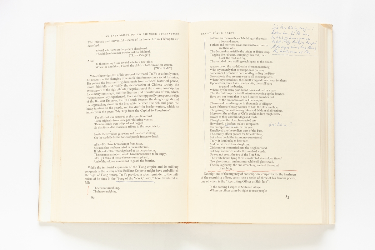 Liu Wu-Chi: An Introduction to Chinese Literature