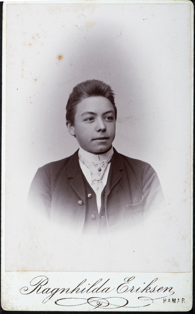 Portrett Gerhard Eriksen. Ragnhilda Eriksens bror