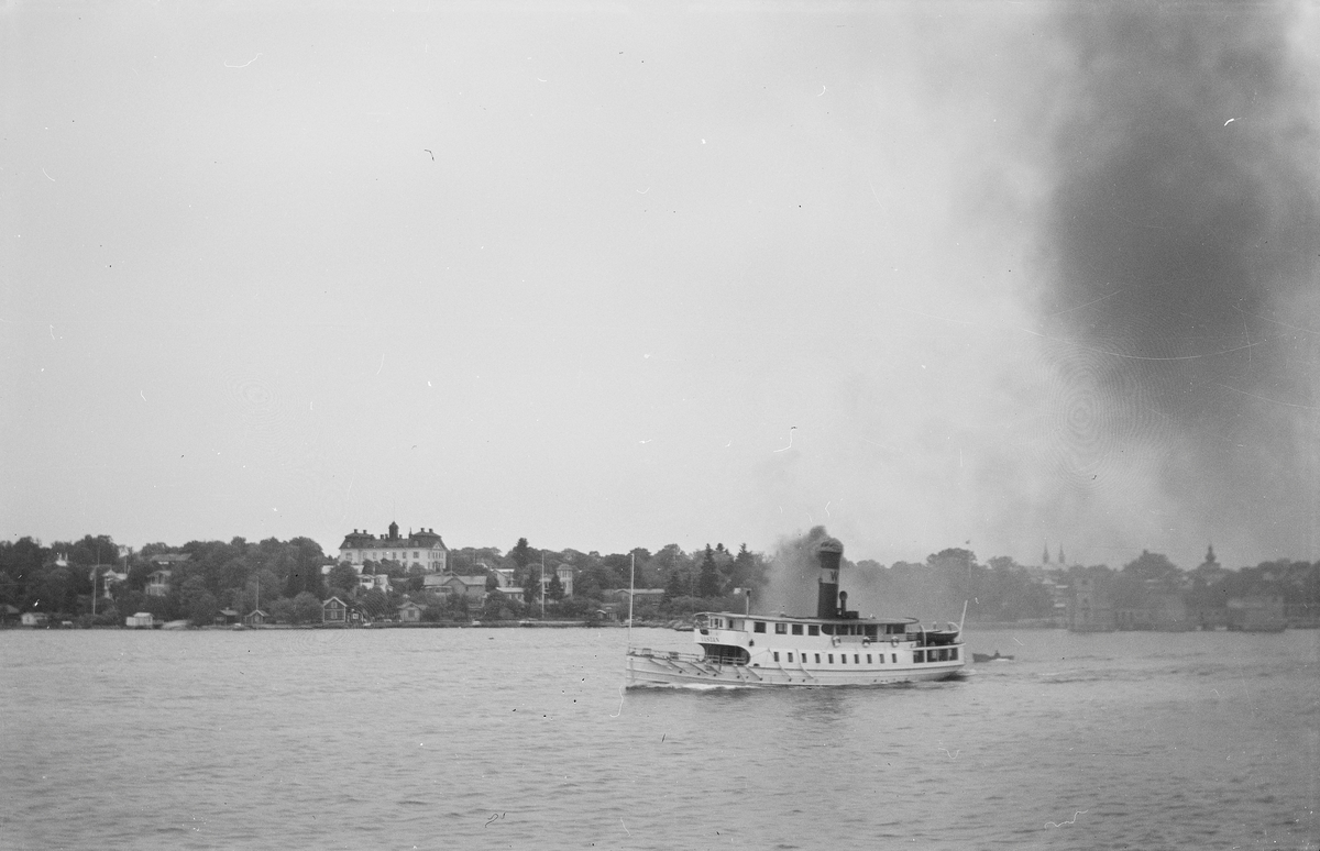 S/S VÄSTAN vid Ekudden, Vaxholm