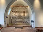 Kormålning, S:t Olofs kyrka, Kalmar kommun. Helbild efter konservering.