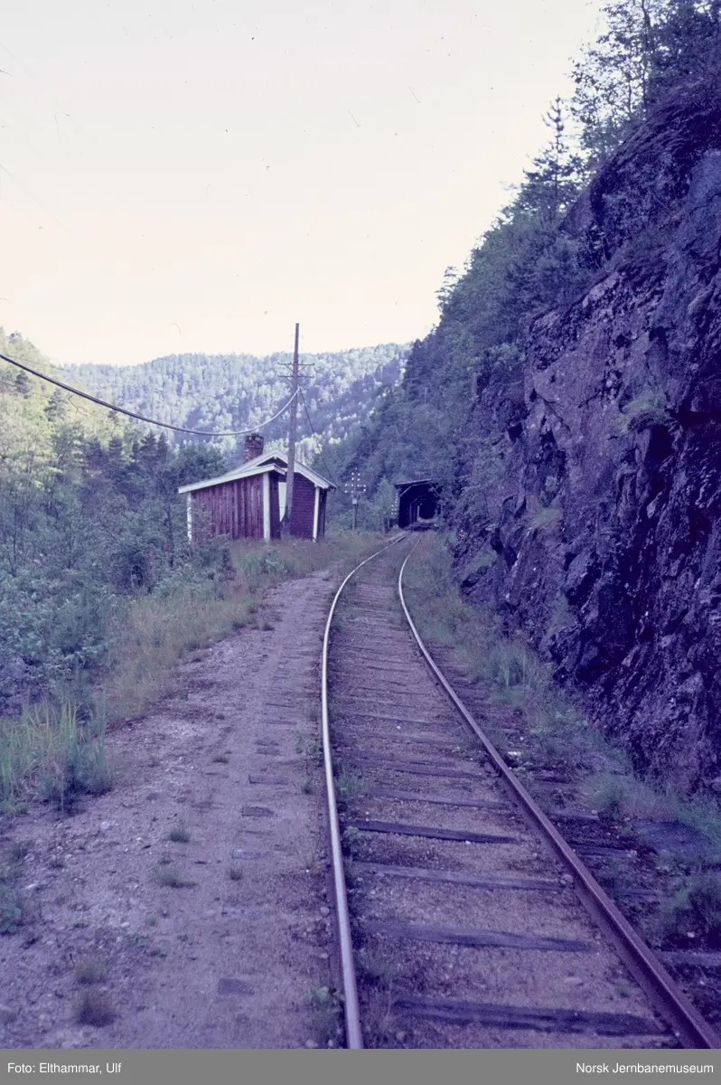 Løyning hvilebu og rasoverbygg på Setesdalsbanen