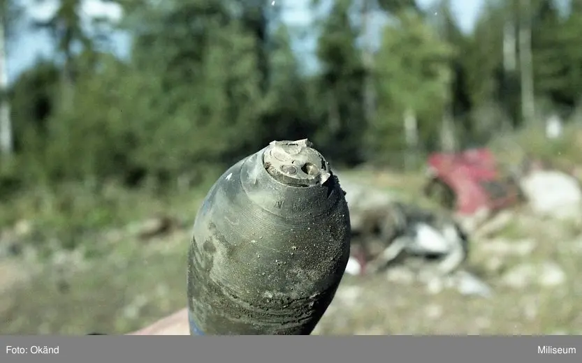 Tändrör på blindgångare.