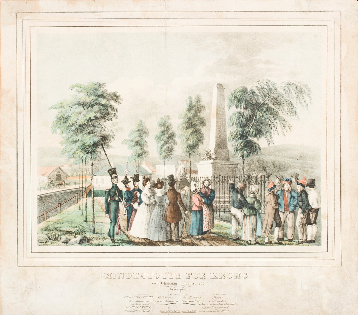 Kroghstøtten, minnestøtte over storingsrepresentant Christian Krohg ved Nybrua, Oslo, avduket 17. mai 1833 med tale av Henrik Wergeland, hovedstadens første offentlige minnesmerke og midtpunkt for 17. mai-feiringen fram til 1860-årene.