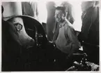 Hans Hildingsson, maskinist på ångaren Thor, ca 1950.