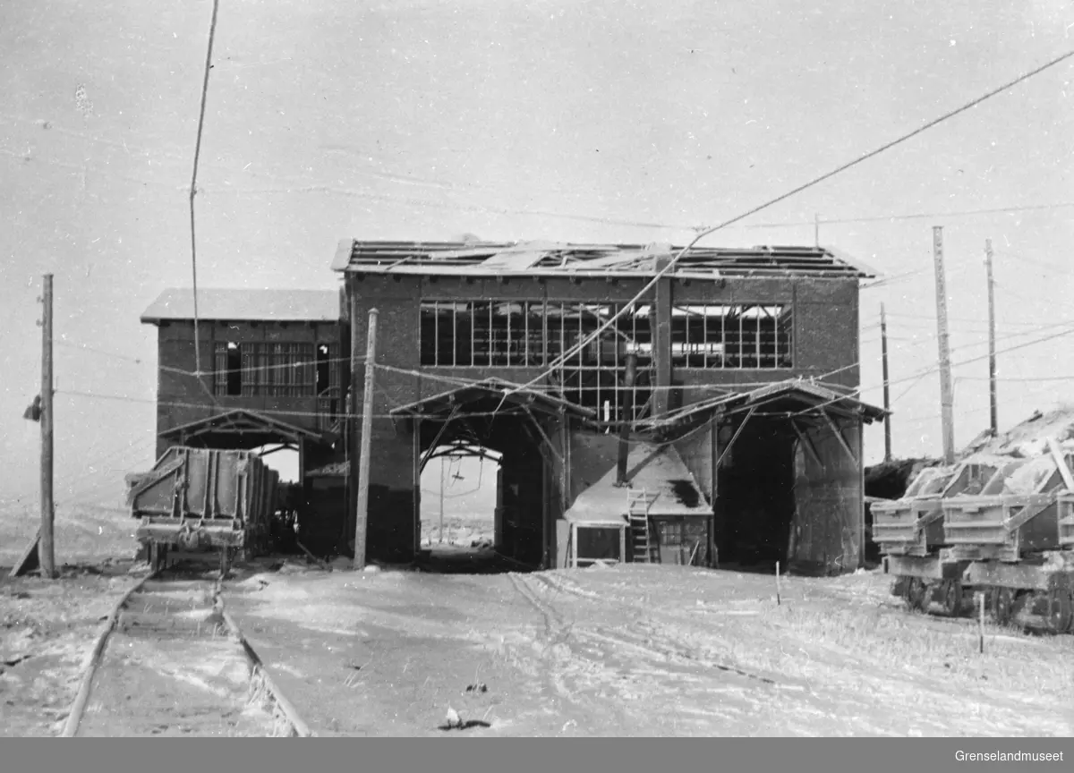 Grovknuserverket i Bjørnevatn, vinteren 1944/45.