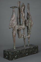 Amerikanere i Paris [Bronseskulptur]