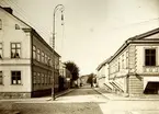 Norrgatan - Klostergatan i Växjö, ca. 1911.