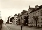 Södra Järnvägsgatan i Växjö, ca. 1912.