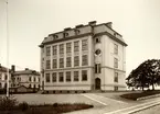 Flickskolan på Söder i Växjö. Senare kallad Graffmanska skolan. Ca. 1912.