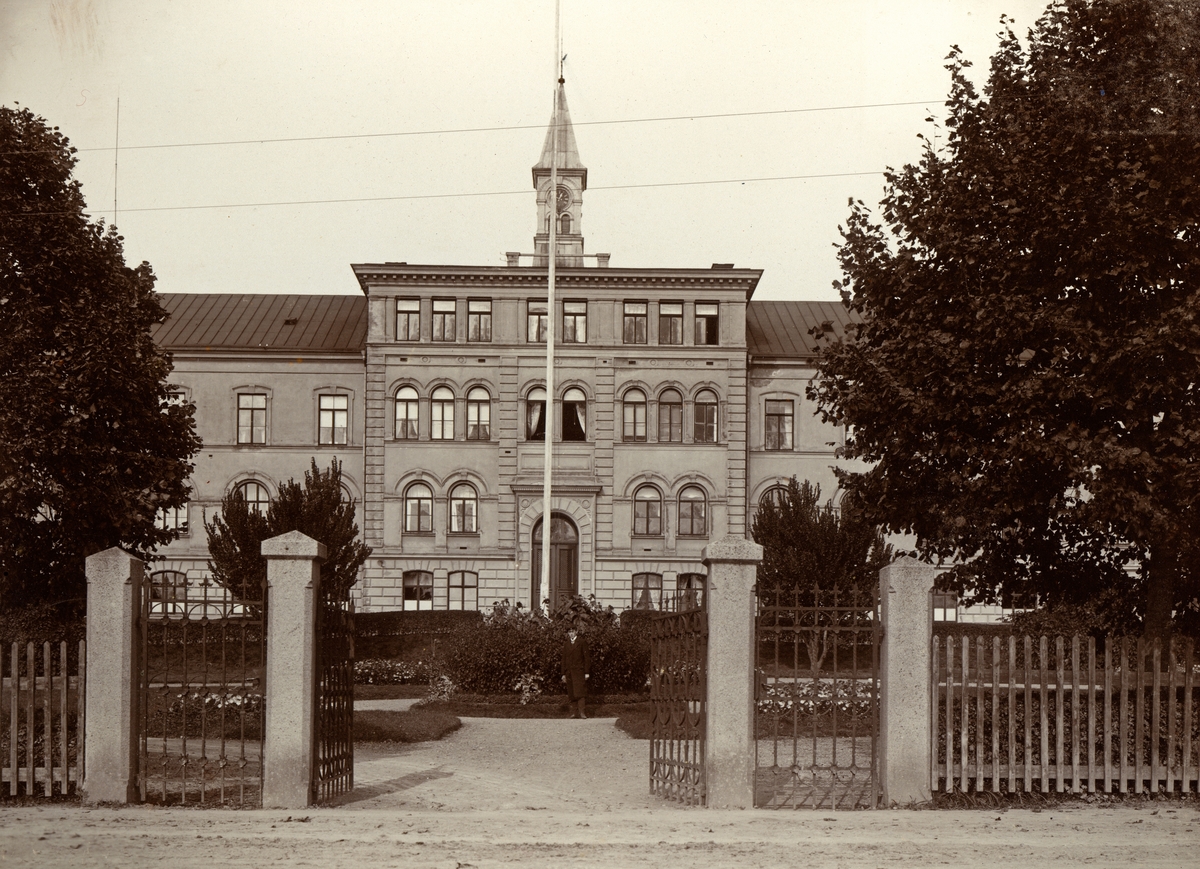 Dövstumskolan på Väster i Växjö, ca. 1912.