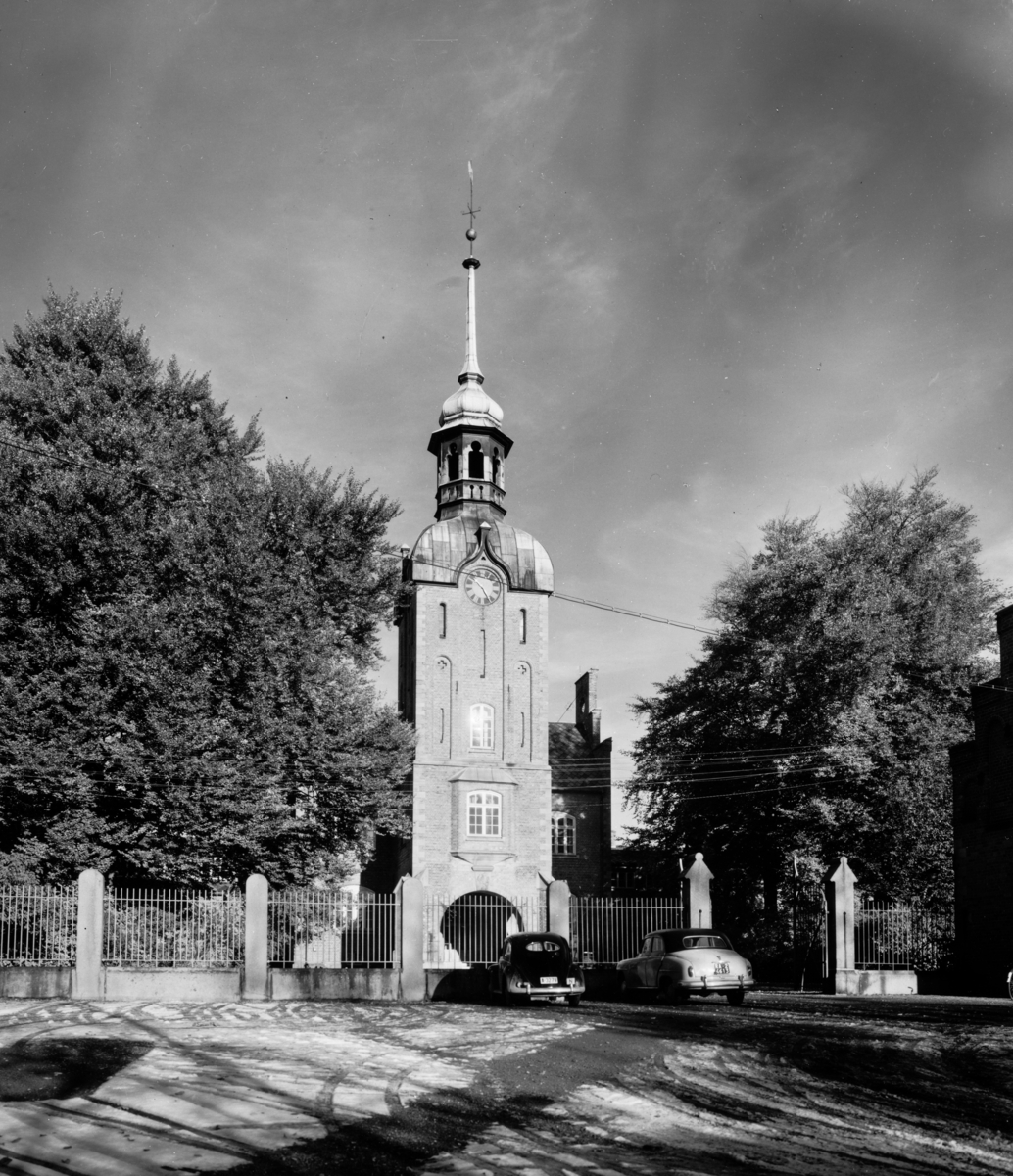 Tårnbygning på Gaustad sykehus.