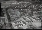 Flygfoto över Sala, kv. Bryggeriet.