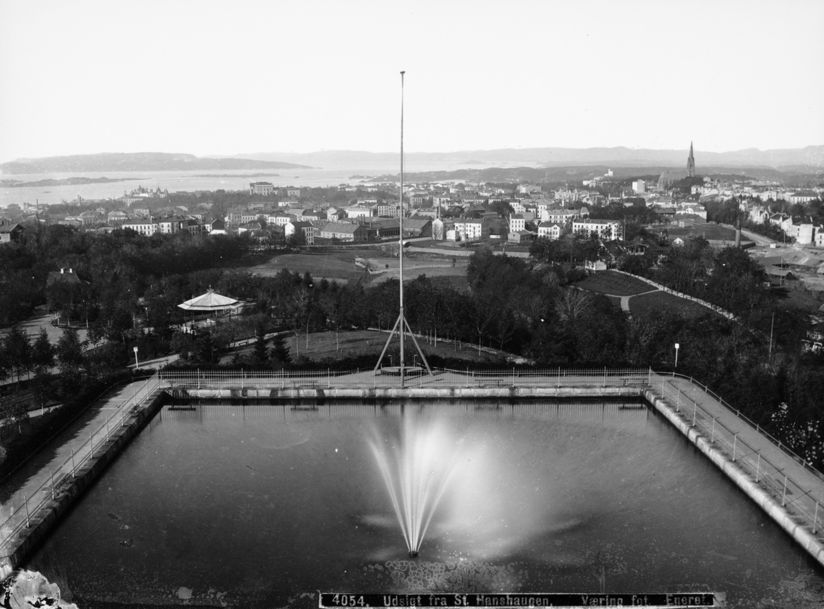 Utsikt fra St.Hanshaugen i Oslo. 