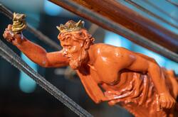 Modell av turumafartyget LODBROK (1771) i Sjöhistoriska muse