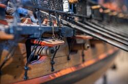 Modell av turumafartyget LODBROK (1771) i Sjöhistoriska muse