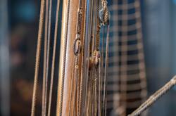 Modell av turumafartyget LODBROK (1771) i Sjöhistoriska muse