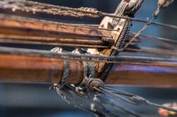 Modell av turumafartyget LODBROK (1771) i Sjöhistoriska muse