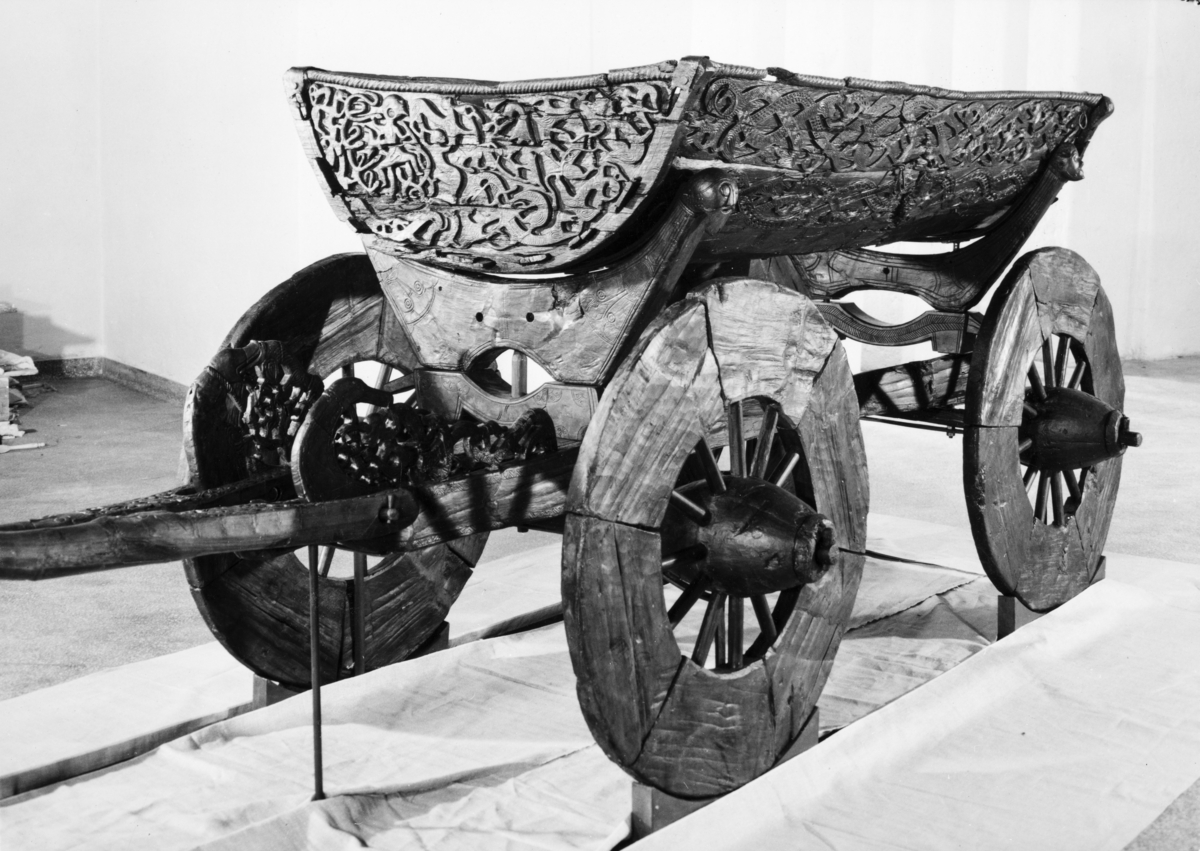 Vogn fra samlingen til Vikingskipmuseet på Bygdøy