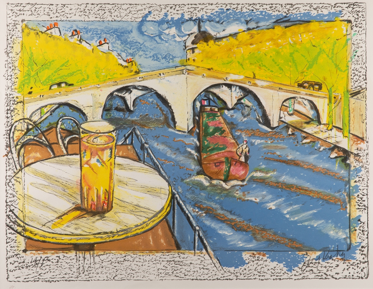 Et glass whisky ved Seinen [Grafikk]