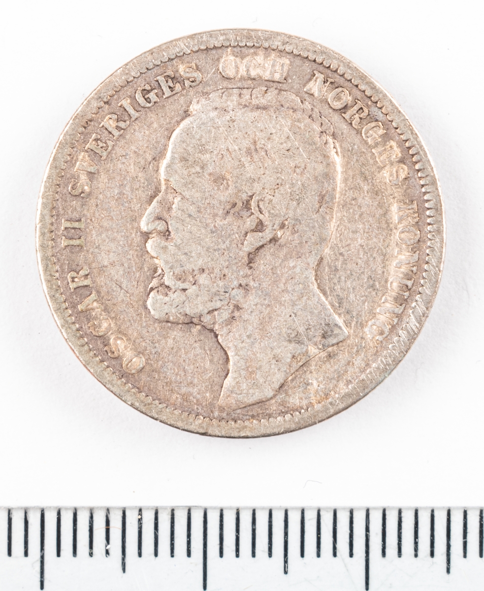 Mynt, Sverige, 1 krona, 1901.