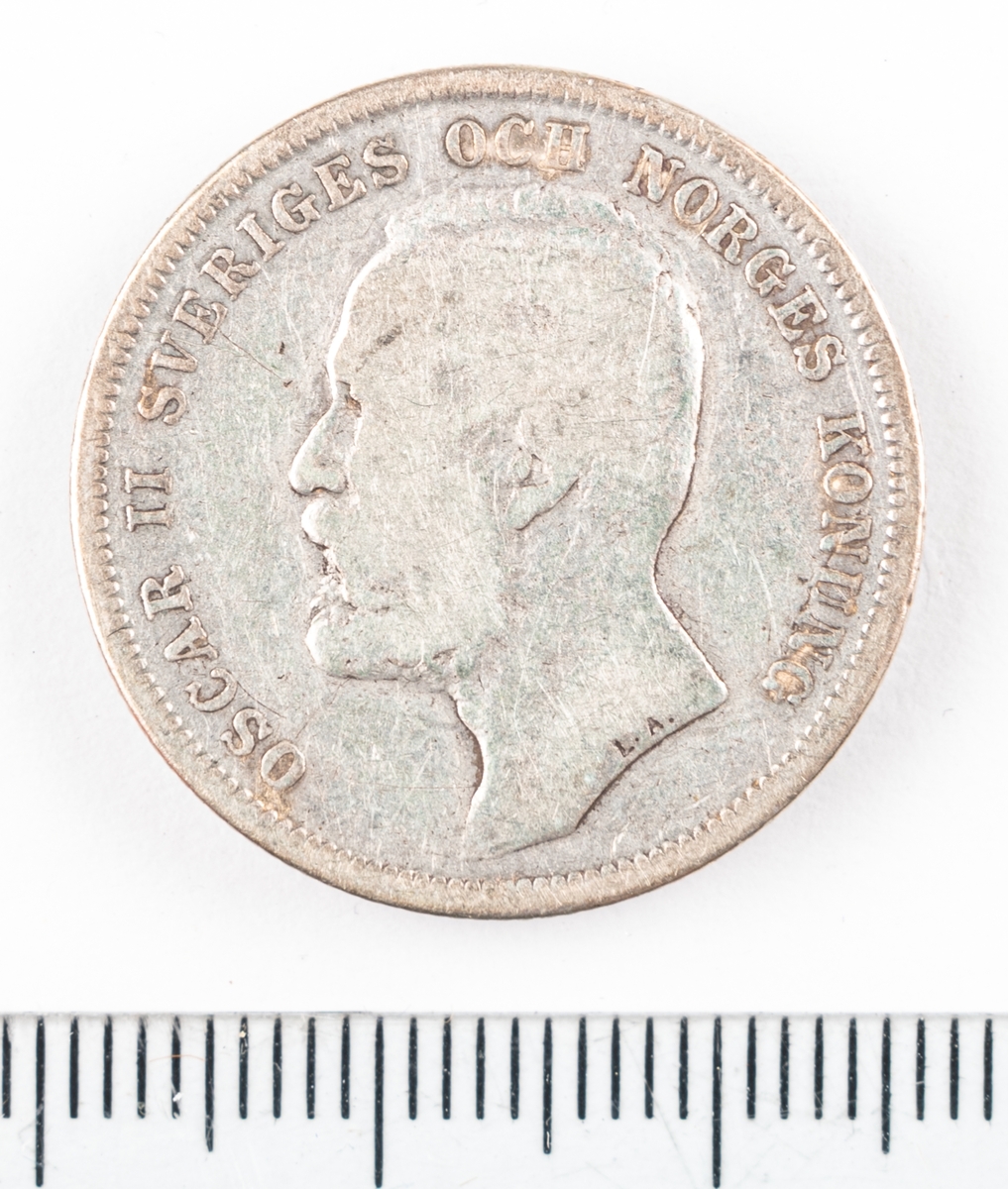 Mynt, Sverige,1 krona, 1903.
