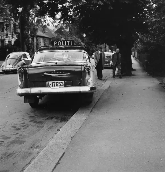 Politibil i Oscars gate.