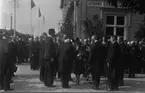 Kronprinsparets besök vid Västeråsutställningen 1929.