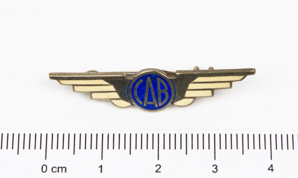 Märken, rockslagsnålar.
1 st. De Havilland Vampire 
1 st. SAAB B18
2 st. Caproni
1 st. De Havilland 
1 st. Okändt märke
1 st. Vingar märkt CAB