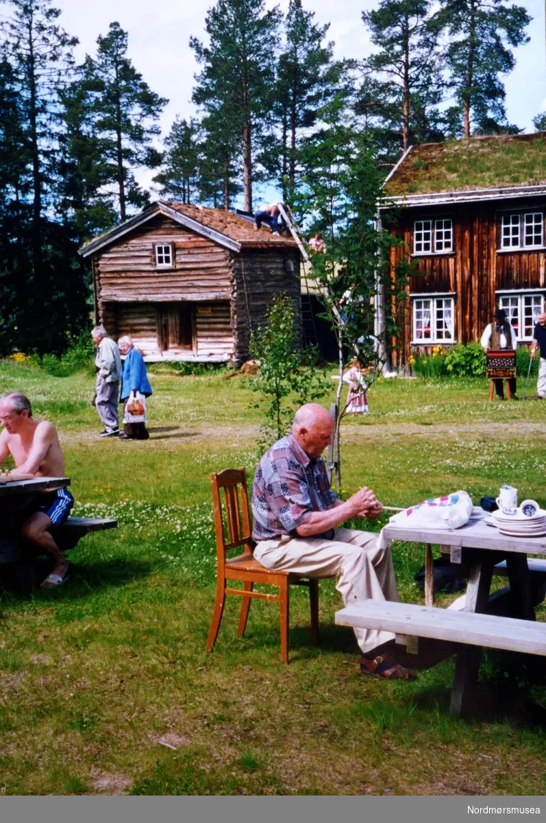 Rindal bygdemuseum 30/6 1999.Bilder fra Odd W. Williamsens tid som regionkonservator for Nordmøre 1998-2007. (Han var i stillingen til 2018, og ble seinere forskningsleder og seniorforsker i Stiftelsen Nordmøre museum, men bildeserien stopper ca. 2007). Der ikke annet er anført er Odd Williamsen f. 1958 selv fotograf. Bildene inngår i Nordmøre museums fotosamling.