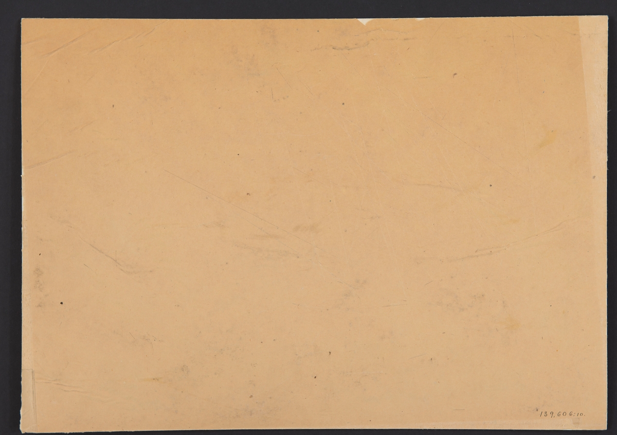 Kartongmonterat fotografi av Oscar II, prins Eugen,  kronprins Gustaf m fl medlemmar av hovet på besök i Konstakademien. Signerad "A.  Blomberg, Herkulesg. 5". Nm inv.nr 139606:10