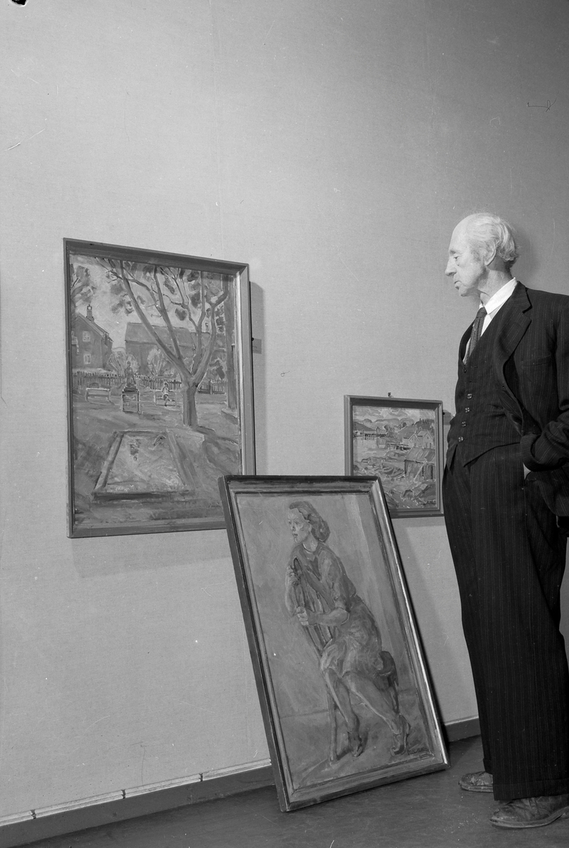 Einar Bothner, maleriutstilling i Trondheim kunstforening