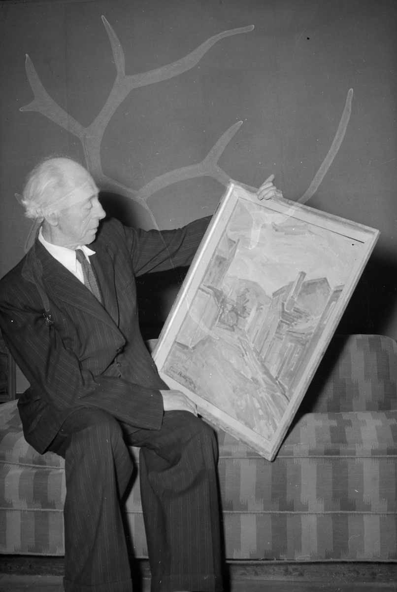 Einar Bothner, maleriutstilling i Trondheim kunstforening