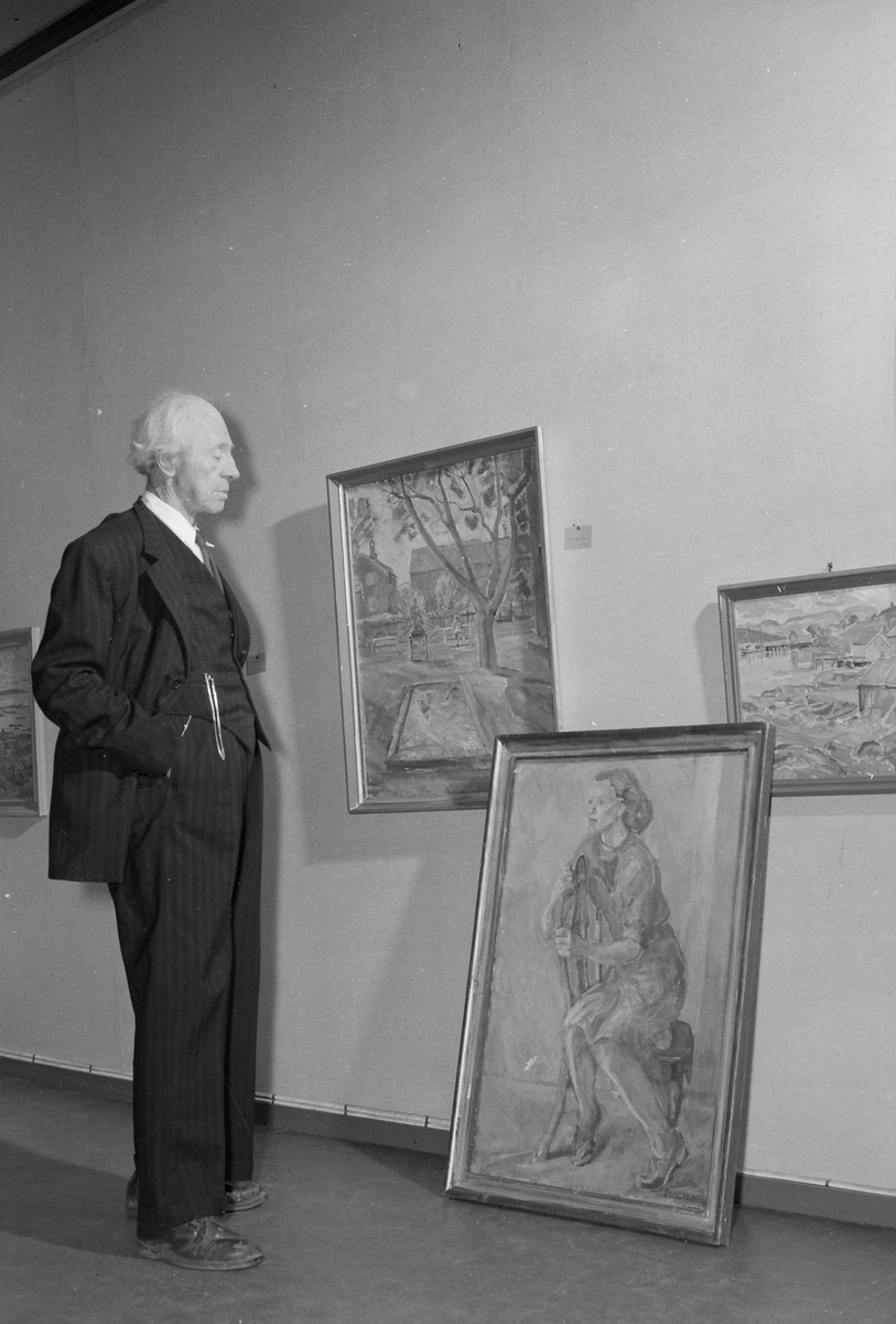 Einar Bothner, maleriutstilling i Trondheim kunstforening
