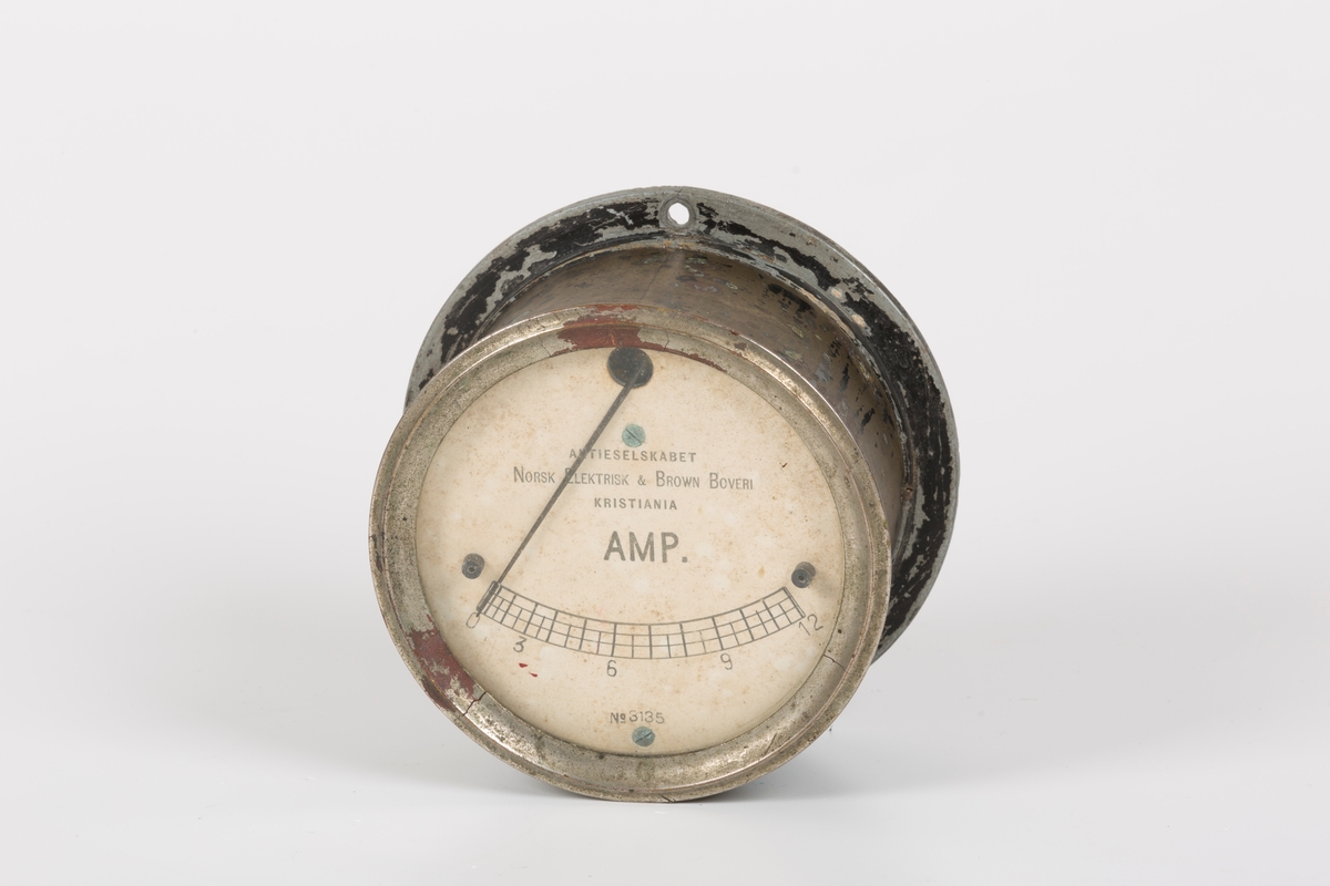 Brukt i Lillestrøm
Skala: 0-12 Ampere

No. 3135